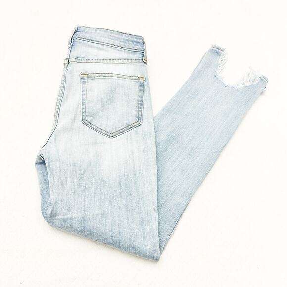 L'Agence High Line Skinny High Rise Classic Brasie Light Wash Denim jean Size 25 - Picture 8 of 8